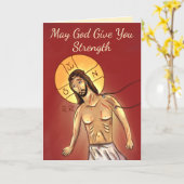 Christliche Beileidskarte Karte (Gelbe Blume)