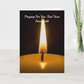 Christliche Beileidskarte Karte (Vorderseite)