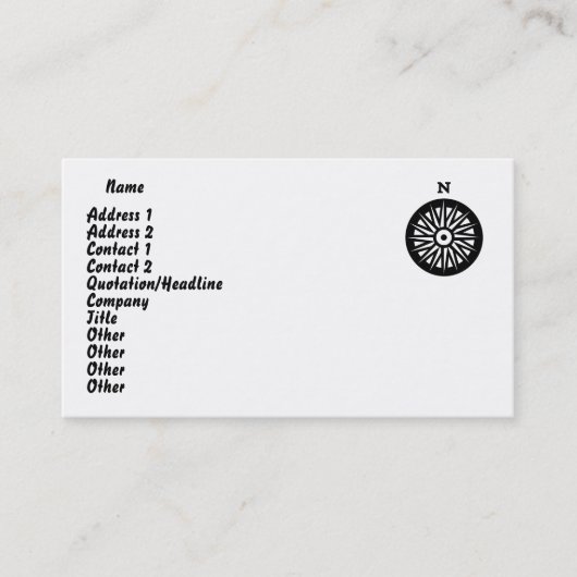 Christliche beratengeschäfts-Karte Visitenkarte (Vorderseite)