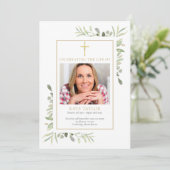 Christliche Bestattungsblattfolge des Dienstprogra Einladung (Stehend Vorderseite)