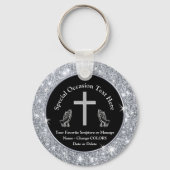 Christliche BestattungsSouvenirs oder irgendwelche Schlüsselanhänger (Vorderseite)