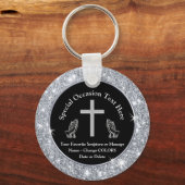 Christliche BestattungsSouvenirs oder irgendwelche Schlüsselanhänger (Vorderseite)