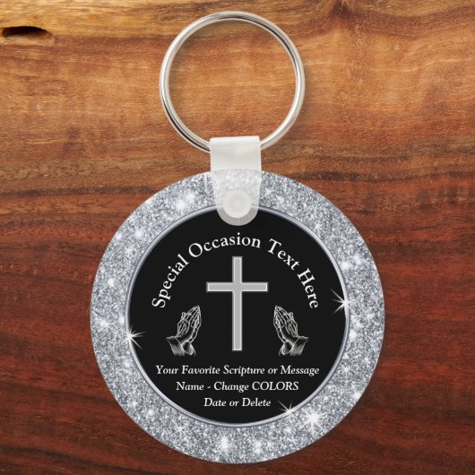 Christliche BestattungsSouvenirs oder irgendwelche Schlüsselanhänger (Vorderseite)