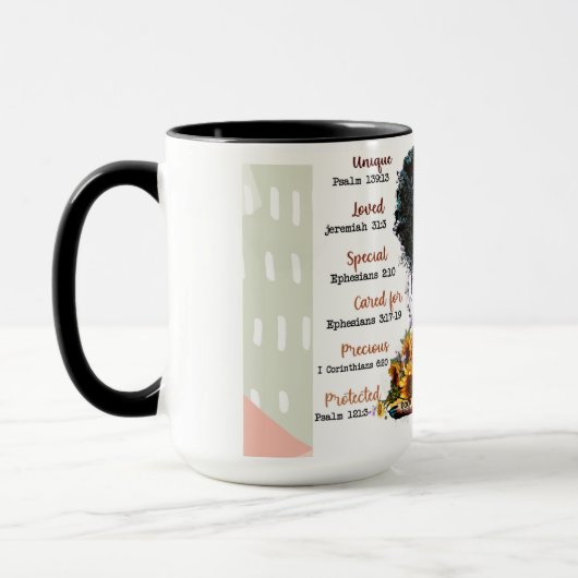 Christliche Beterin Tasse (Links)