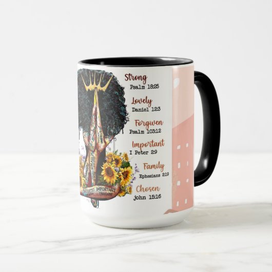 Christliche Beterin Tasse (VorderseiteRechts)