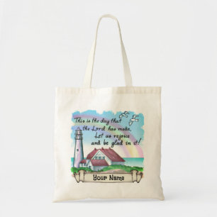 Christliche Bezauberung Leuchtturm Tote Tasche