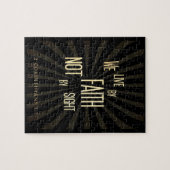Christliche Bibel 2 Korinther 5:7 Puzzle (Horizontal)