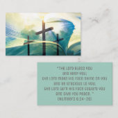 Christliche Bibel Kreuz Inspirationsreligiöse Visitenkarte (Vorne/Hinten)