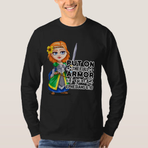 Christliche Bibel Motivation Rüstung Gottes Ephese T-Shirt