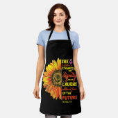 Christliche Bibel Sonnenblumenschrift Religiöse Schürze (Getragen)