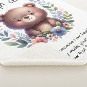 Christliche Bibel Verse Custom Baby Kinderzimmer Sherpadecke (3/4)