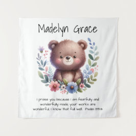 Christliche Bibel Verse Custom Baby Kinderzimmer W Wandteppich