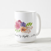 Christliche Bibel Verse Faith Kaffeetasse (VorderseiteRechts)