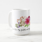Christliche Bibel Verse Faith Kaffeetasse (Vorderseite Links)