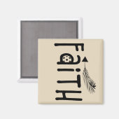 Christliche Bibel Verse Faith Up Arrow Magnet (Vorderseite/Rückseite)