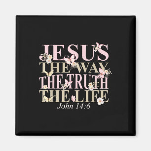 Christliche Bibel Verse Glaube Gott Jesus Der Weg  Magnet
