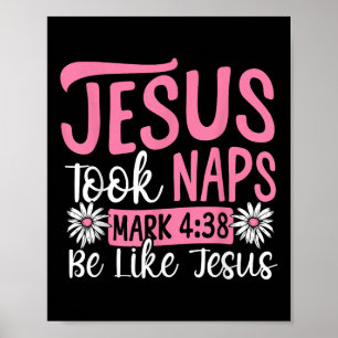 Christliche Bibel Verse Glaube Gott Puh Jesus nahm Poster