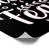 Christliche Bibel Verse Glaube über Angst Poster (Ecke)