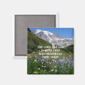 Christliche Bibel Verse Magnet Mountain Design (Vorderseite/Rückseite)