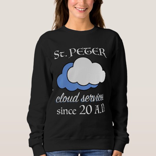 Christliche Bibel Verse Saint Peter Weather Sweatshirt (Vorderseite)