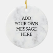 Christliche Bibel Verse Script Typografy Marble Keramik Ornament (Hinten)