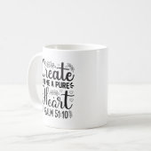 Christliche Bibel Verse Scripting Custom Kaffeetasse (Vorderseite Links)