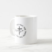 Christliche Bibel Verse Scripting Custom Kaffeetasse (Vorderseite Links)