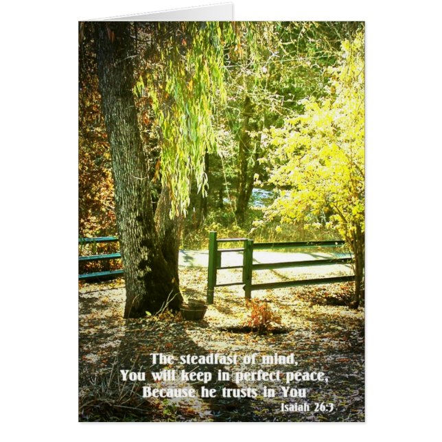Christliche Bibel Verse Scripture Creationarts (Vorne)