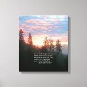 Christliche Bibel Verse Scripture Creationarts Leinwanddruck (Vorderseite)