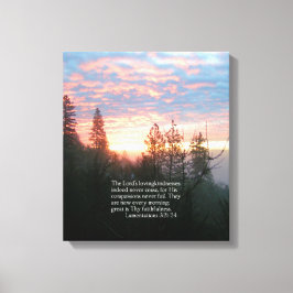 Christliche Bibel Verse Scripture Creationarts Leinwanddruck