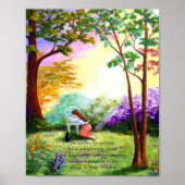 Christliche Bibel Verse Scripture Creationarts Poster (Vorne)