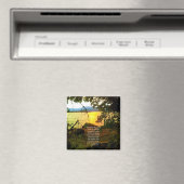 Christliche Bibel Verse Seenlandschaft Kreationari Magnet (In Situ (Geschirrspüler))