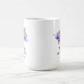 Christliche Bibel Verse sein mutig floral stark Kaffeetasse (Mittel)