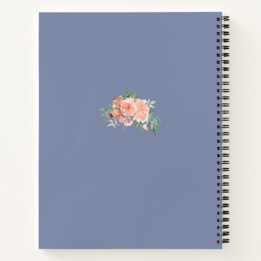 Christliche Bibel Verse Spirale Notebook Notizblock (Rückseite)