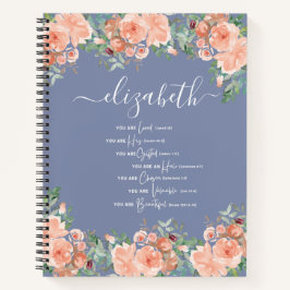 Christliche Bibel Verse Spirale Notebook Notizblock