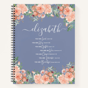 Christliche Bibel Verse Spirale Notebook Notizblock
