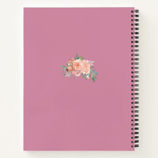 Christliche Bibel Verse Spirale Notebook Notizblock (Rückseite)