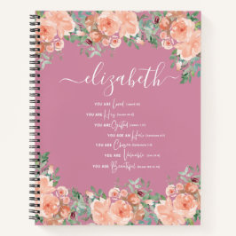 Christliche Bibel Verse Spirale Notebook Notizblock