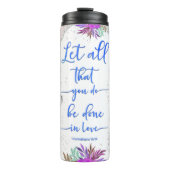 Christliche Bibel Verse Thermal Tumbler Thermosbecher (Vorderseite)