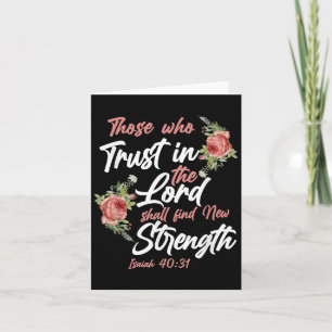 Christliche Bibel Verse Zitat Rose Blume Isaiah 40 Karte
