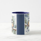 Christliche Bibel Zitat Niedliche Chickadevögel Tasse (Zentrum)