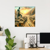 Christliche Bibelgiganten in Kanan Art Poster (Heimbüro)