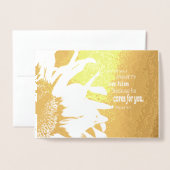 Christliche Bibelschrift Friedenstaube Folienkarte (Vorderseite mit Umschlag)