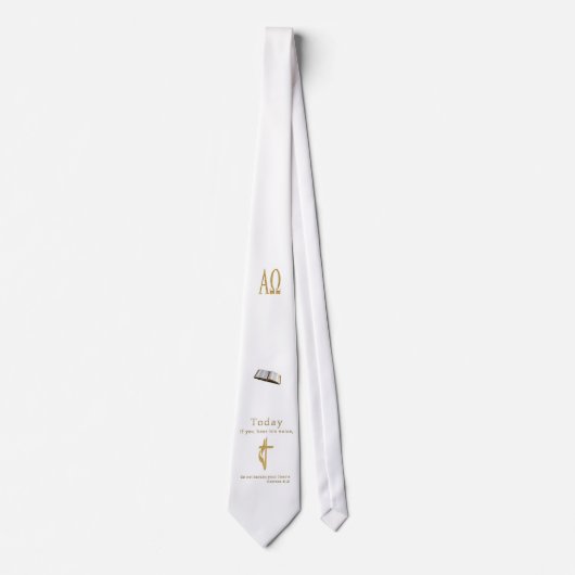 Christliche Bibelschrift Krawatte (Vorderseite)