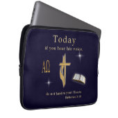 Christliche Bibelschrift Laptopschutzhülle (Vorne Rechts)