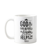 Christliche Bibelstelle Psalm 46:1 Gott ist unsere