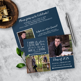 Christliche Bibelverse Abschluss FotoCollage Einladung