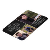 Christliche Bibelverse Abschluss FotoCollage Magnet (Linke Seite)