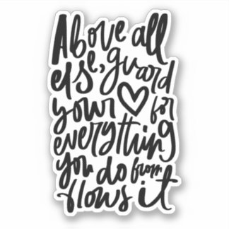 Christliche Bibelverse-Aufkleber - Sprichwörter 4 Aufkleber