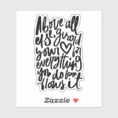 Christliche Bibelverse-Aufkleber - Sprichwörter 4  Aufkleber (Blatt)